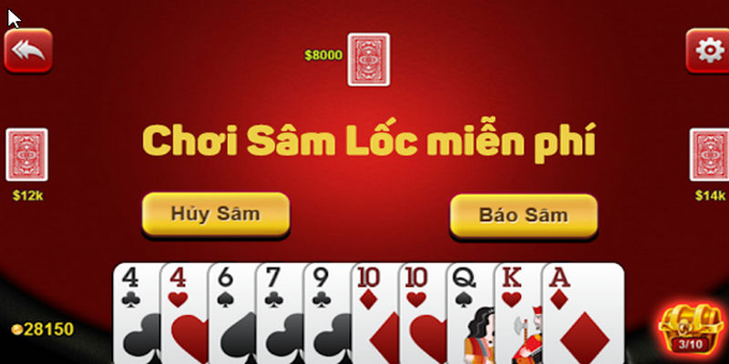 Sâm lốc thuộc game bài sử dụng bộ bài tây 52 lá được khá nhiều người yêu thích ở cả hai miền Nam Bắc